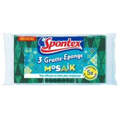 SPONTEX Eponges x3 mozaik