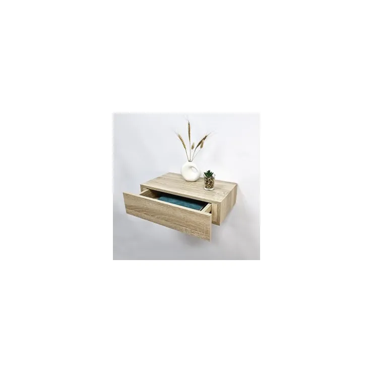 Clearance SIMPLY Etagere 1 tiroir effet bois