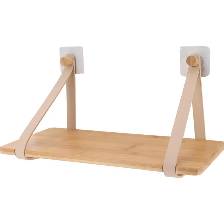 Hot TENDANCE Etagere bambou + lanieres beige