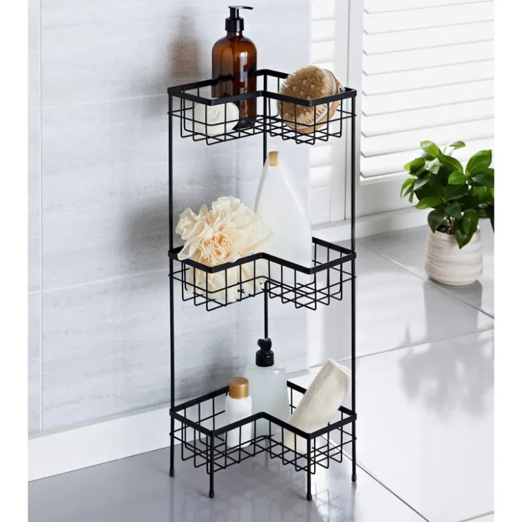 ORGANIZED BATHROOM Etagere de douche sur pieds