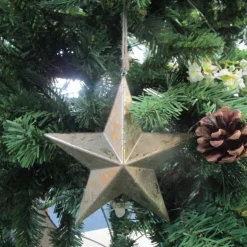 Discount Etoile doree en bois 18cm a susp