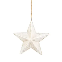 Sale Etoile en bois et doree a suspen