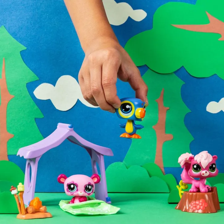 Clearance LITTLEST PETSHOP Figurines lps ferme 5 animaux et