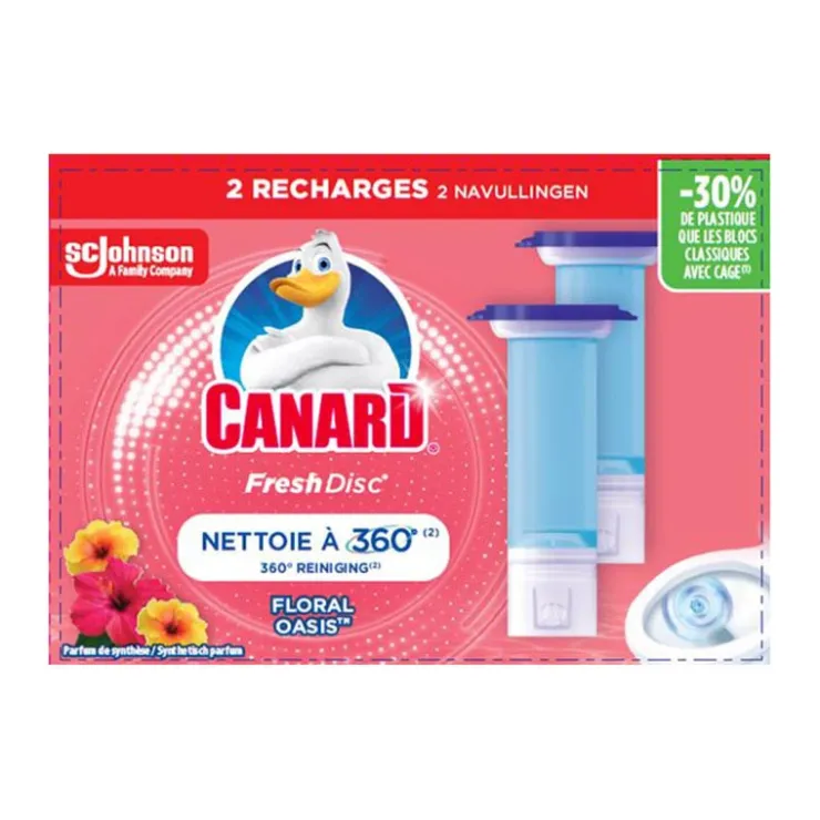 Clearance CANARD WC Fresh disc x12 recharge flowers
