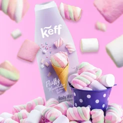 New KEFF Gel douche chamallow