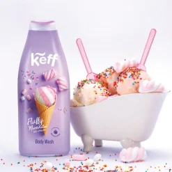 New KEFF Gel douche chamallow