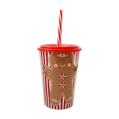 Online Gobelet plastique avec paille