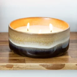 Clearance WARM HEAVEN Grande bougie bicolore