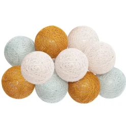 Guirlande led 10 boules d6cm