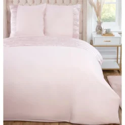 New HOME COLLECTION ARGENT Hdc 260x240+2 taies juno rose