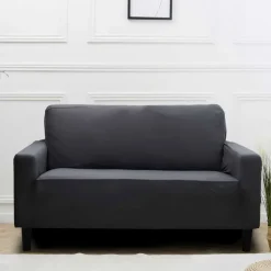 Hot SIMPLY Housse de canape uni 2p gris ant