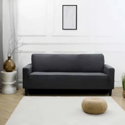 Online SIMPLY Housse de canape uni 3p gris ant