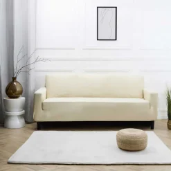 Discount SIMPLY Housse de canape uni3p creme