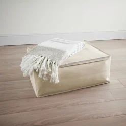 Hot HOME ESSENTIALS Housse rangement x4 63x52x25cm