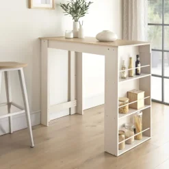 New KITCHEN COLLECTION Ilot creme & bois