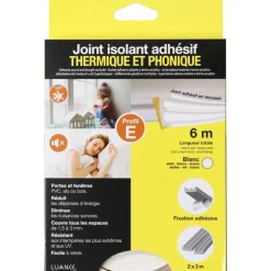 Joint isolant adhesif mousse