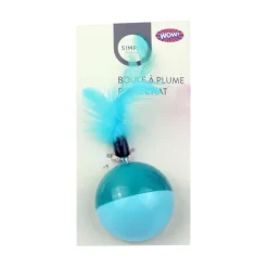 New KITTYKINS Jouet pour chat boule a plume