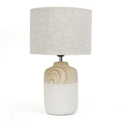 New THE LIGHTING CO Lampe effet bois