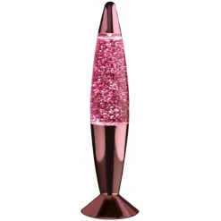 Outlet Lampe lave a paillettes roses
