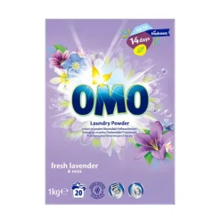 OMO Lessive poudre 1kg lavande