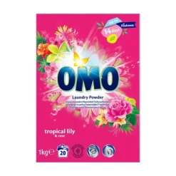 Clearance OMO Lessive poudre 1kg rose
