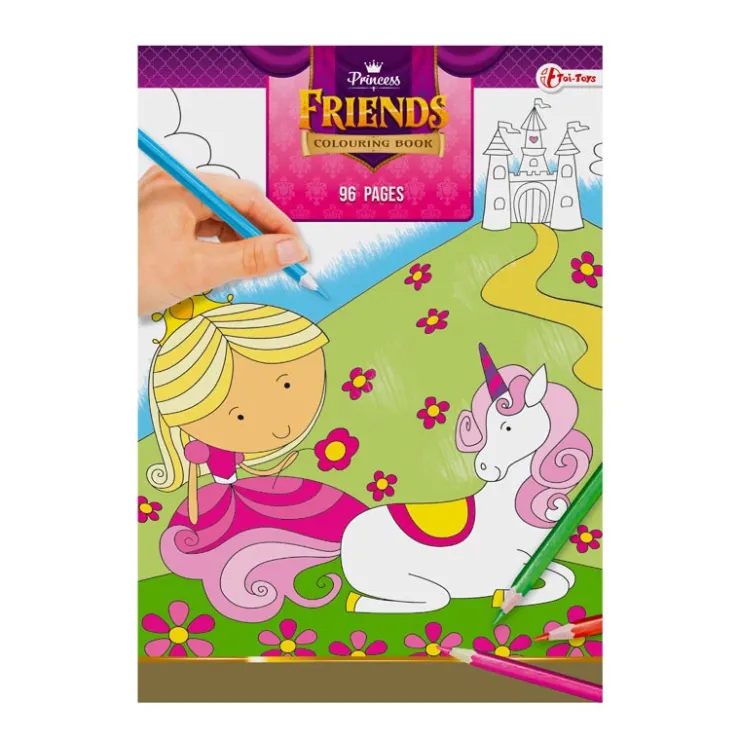 Outlet TOI TOYS Livre de coloriage 96p princesse
