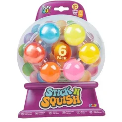 Discount Lot de 6 balles stick n squish
