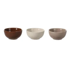 New KITCHEN COLLECTION Lot de 3 coupelles naturels