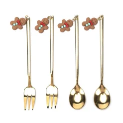 Sale L'ATELIER DU PAIN D'EPICES Lot de 4 couverts de noel