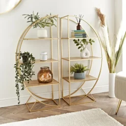 Clearance Lot de 2 etageres demi lune