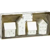 Outlet Lot de 4 maison ceramique
