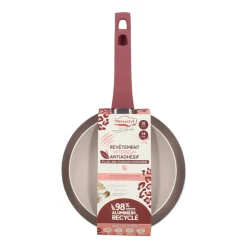 New MENASTYL Lot de 2 poeles leopard rose