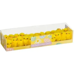 Outlet Lot de 24 poussins de paques