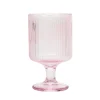 Outlet RAINBOW CHRISTMAS Lot de 4 verres a pied rose