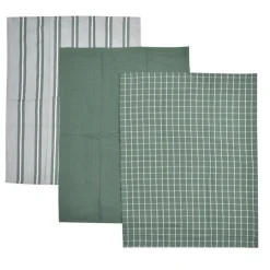 New KITCHEN COLLECTION Lot x3 torchons mix matieres 50x