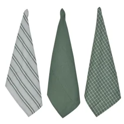 New KITCHEN COLLECTION Lot x3 torchons mix matieres 50x