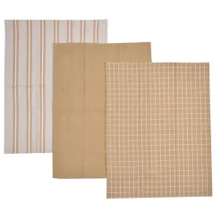 Discount KITCHEN COLLECTION Lot x3 torchons mix matieres 50x