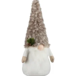 Lutin marron et blanc