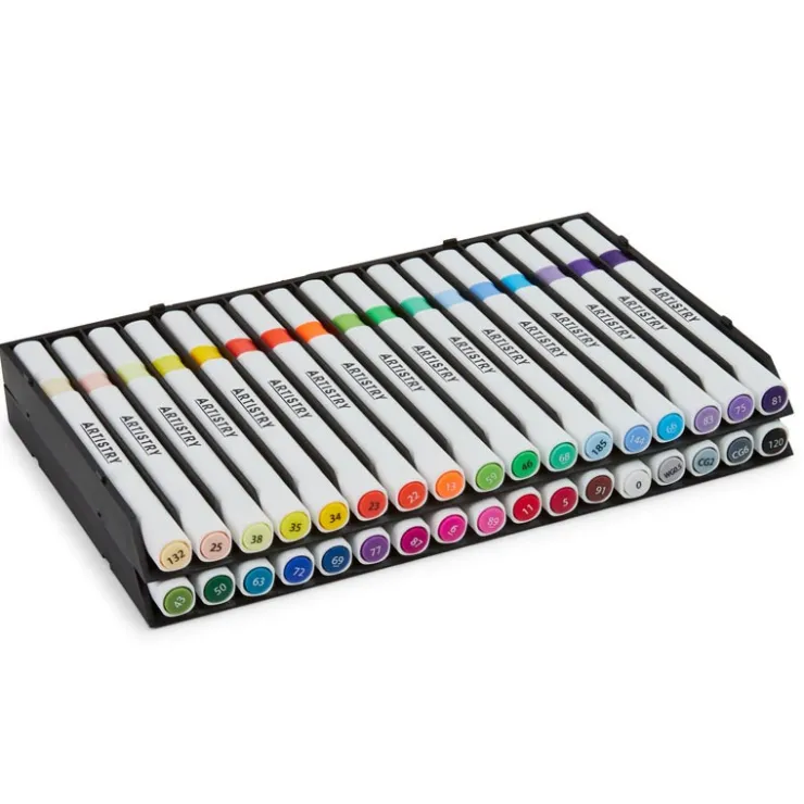 Hot ARTISTRY Marqueurs moyens x34