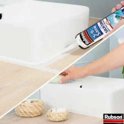 New RUBSON Mastic sanitaire 280ml blanc