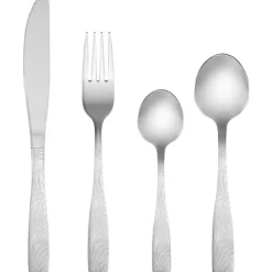 Clearance KITCHEN COLLECTION Menagere 16pcs inox manche feuil