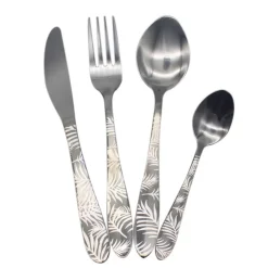 Sale KITCHEN COLLECTION Menagere 16pcs inox noir manche