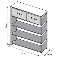 Sale SPACEWAYS Meuble d appoint tiroirs+etagere