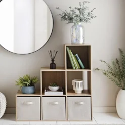 Discount SIMPLY Meuble escalier + 3 paniers