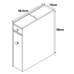 Hot SIMPLY Meuble rangement wc