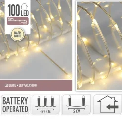 Best Microled 100 led a pile blanc ch