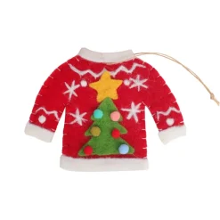 Sale Mini pull de noel a suspendre