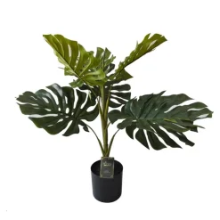 Clearance TROPICAL PARADISE Monstera artificielle h68cm