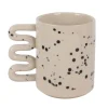 New KITCHEN COLLECTION Mug anse serpentin noir et blanc