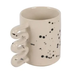 New KITCHEN COLLECTION Mug anse serpentin noir et blanc